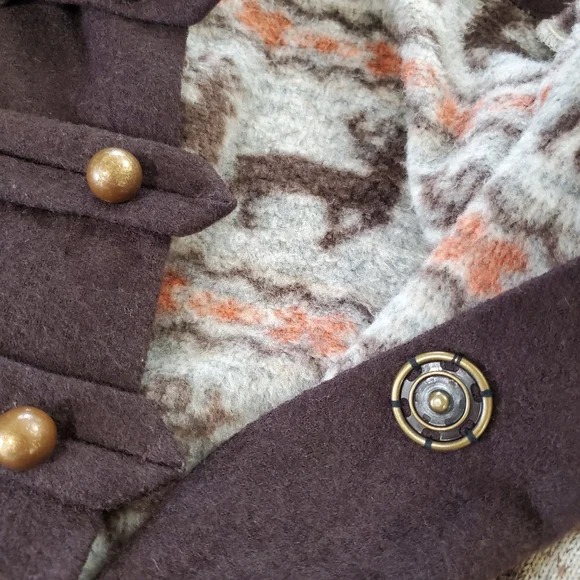 Fabulous Wool & Fleece Coat Large - Picture 8 of 9